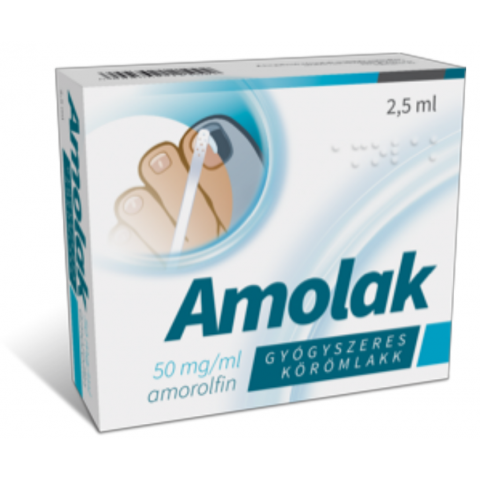 AMOLAK 50mg/ml gyógyszeres körömlakk 2,5ml