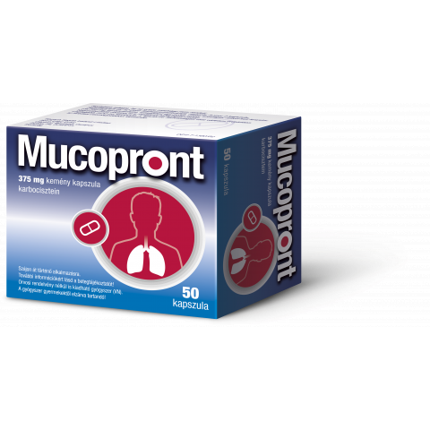 MUCOPRONT 375mg kemény kapszula 50db