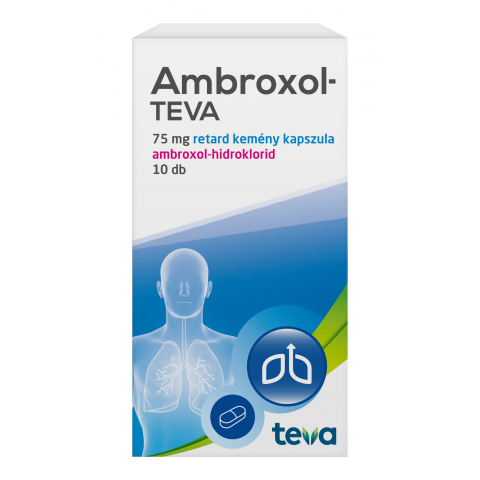 AMBROXOL-TEVA 75mg retard kemény kapszula 10db