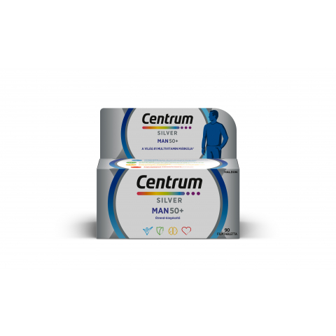 CENTRUM FÉRFIAKNAK 50+ multivitamin filmtabletta 90db