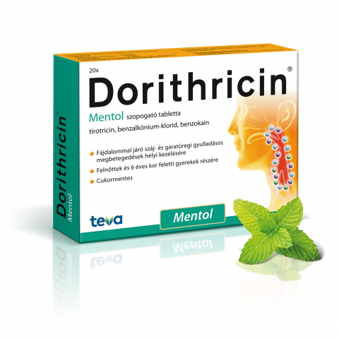 DORITHRICIN MENTOL szopogató tabletta 20db