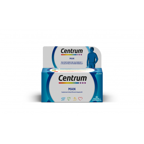 CENTRUM MAN multivitamin ﬁlmtabletta férﬁaknak 90db