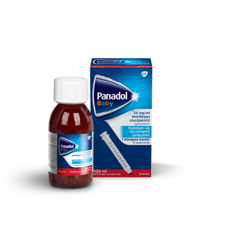 PANADOL BABY 24mg/ml belsőleges szuszpenzió 100ml