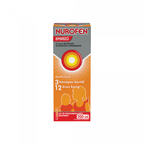 NUROFEN EPERÍZŰ 20mg/ml belsőleges szuszpenzió gyermekeknek 200ml