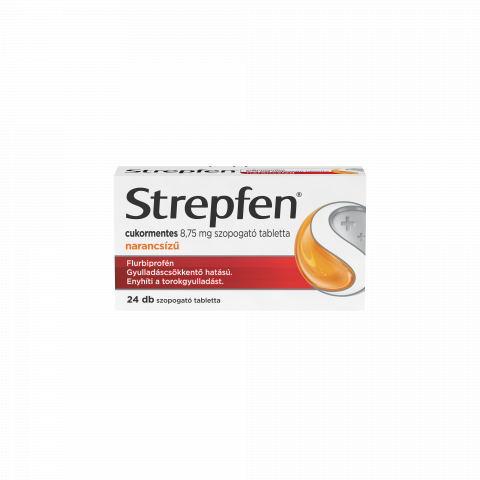 STREPFEN cukormentes 8,75mg szopogató tabletta 24db