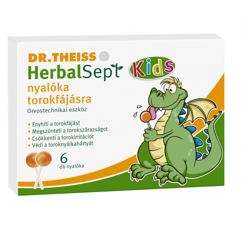 DR.THEISS HERBALSEPT nyalóka TOROKFÁJÁSRA 6db