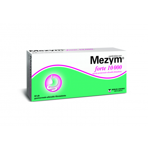MEZYM FORTE® 10000NE gyomornedv-ellenálló filmtabletta 50db