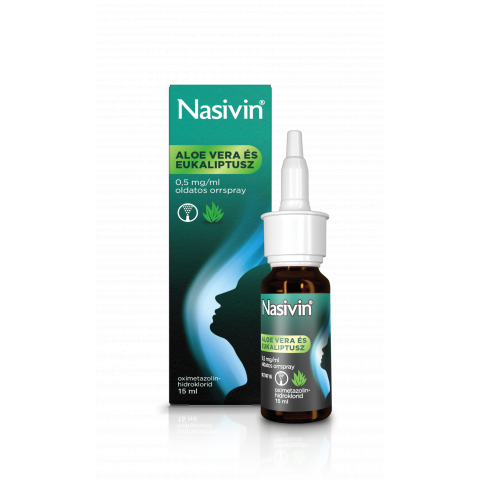 NASIVIN ALOE VERA és EUKALIPTUSZ 0,5mg/ml oldatos orrspray 15ml