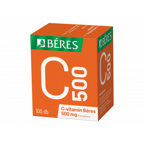 BÉRES C-VITAMIN 500mg filmtabletta 100db