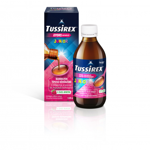 TUSSIREX JUNIOR SZIRUP KOHOGESRE 120ML 