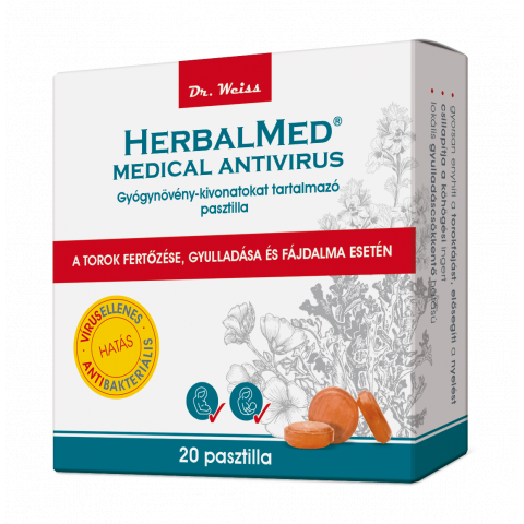 HERBALMED MEDICAL pasztilla 20db