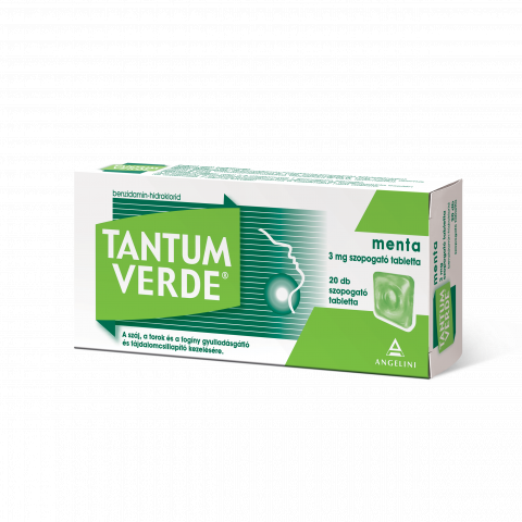 TANTUM VERDE® MENTA 3mg szopogató tabletta 20db 
