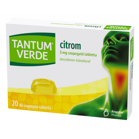 TANTUM VERDE® CITROM 3mg szopogató tabletta 20db