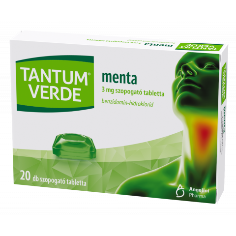 TANTUM VERDE® MENTA 3mg szopogató tabletta 20db