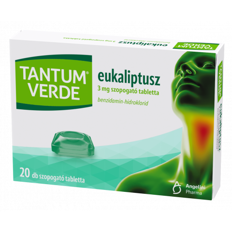 TANTUM VERDE® EUKALIPTUSZ 3mg szopogató tabletta 20db