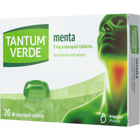 TANTUM VERDE® MENTA 3mg szopogató tabletta 20db