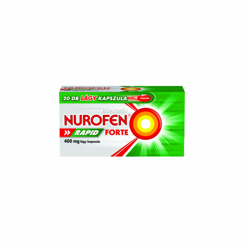 NUROFEN RAPID FORTE 400mg lágy kapszula 20db