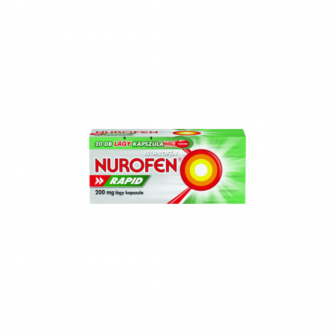 NUROFEN RAPID 200mg lágy kapszula 20db