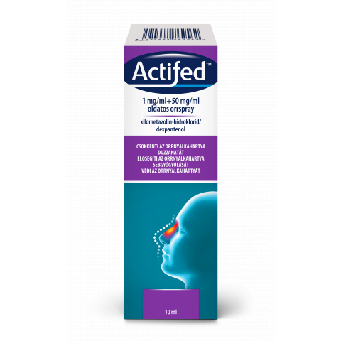 ACTIFED® 1mg/ml+50mg/ml oldatos orrspray 10ml